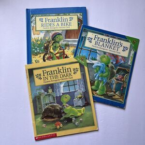 Franklin Set of 3 Childrens Books by Paulette Bourgeois Branda Clark